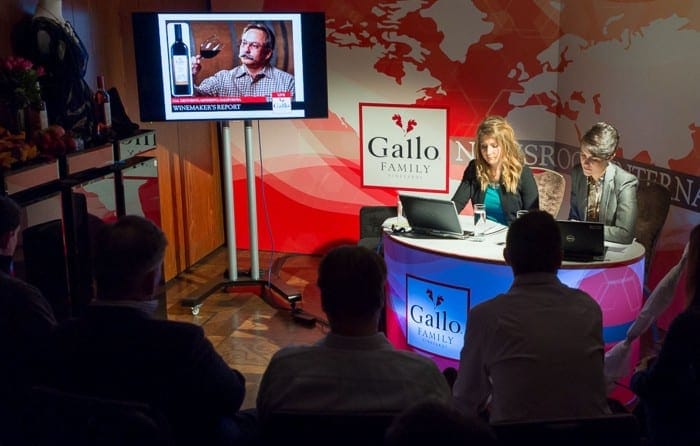 Presentation at Gallo Family meeting.